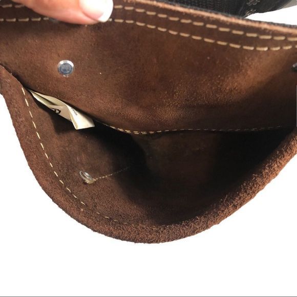 McQuire Nicholas MN 1932 Tool & Nail Belt Contractor Framing Leather - Picture 8 of 11